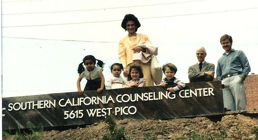 A community moment outside the Southern California Counseling Center.